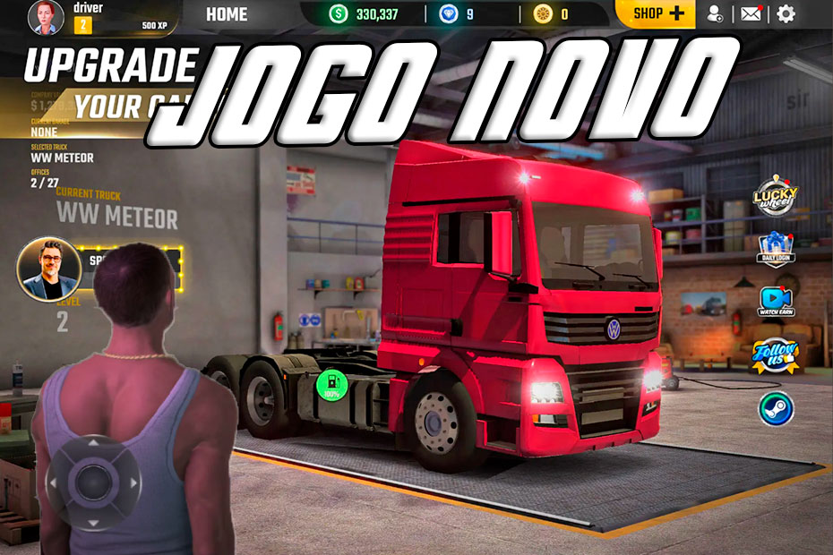 Lançamento! Truck Simulator World Novo Jogo de Caminhões Realista